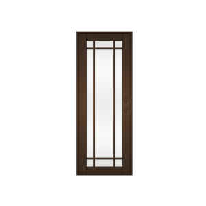 Sunshine 2001 Series Single French Door Brittany Bronze Frame Clear Tint