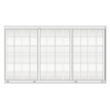 Sunshine 1650 Series Triple Horizontal Roller Window Colonial Style White Frame Clear Tint