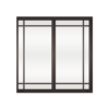 Sunshine 1650 Series Horizontal Roller Window Brittany Style Bronze Frame Clear Tint