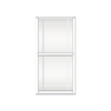 Sunshine 2000 Series Single Hung Window Brittany Style White Frame Clear Tint