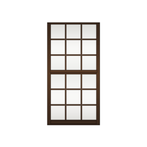 Sunshine 2000 Series Single Hung Window Colonial Style Bronze Frame Clear Tint