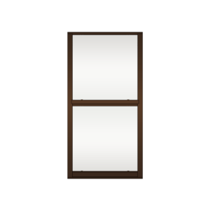 Sunshine 2000 Series Single Hung Window Full View Style Bronze Frame Clear Tint