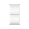 Sunshine 2000 Series Single Hung Window Full View Style White Frame Clear Tint