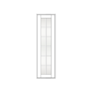 Sunshine 2001 Series Sidelites Colonial Style White Frame Clear Tint