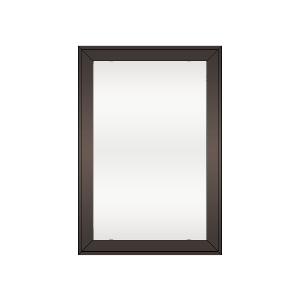 Sunshine 2900 Series Casement Window Full View Style Bronze Frame Clear Tint