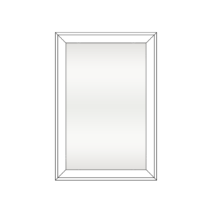 Sunshine 2900 Series Casement Window Full View Style White Frame Clear Tint